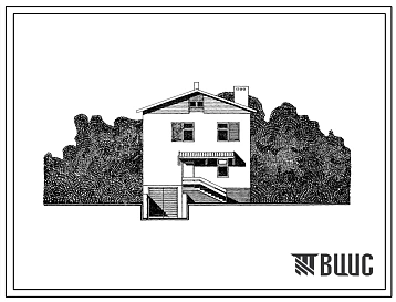 Типовой проект 144-000-268с.84 2-этажный 1-квартирный жилой дом с 5-комнатной квартирой (с подвалом для индивидуального строительства). Для строительства в 4 климатическом районе Киргизской ССР сейсмичностью 8 и 9 баллов.