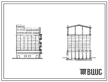 Типовой проект 813-168 Семенохранилище силосного типа емкостью 2500 т.