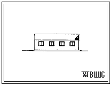 Типовой проект 807-10-54.83 Амбулатория ветпунктов ферм крупного рогатого скота. Размеры здания - 9x12 м. Расчетная температура: -20, -30, -40°С. Стены кирпичные. Покрытие деревянные плиты по металлодеревянным фермам