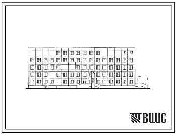 Типовой проект 251-04-66с.88 Поликлиника на 380 посещений в смену. Сейсмичность 7, 8 баллов. Здание двух-, трех -, пятиэтажное. Стены из однослойных керамзитобетонных   панелей по серии 1.090.1-2с.