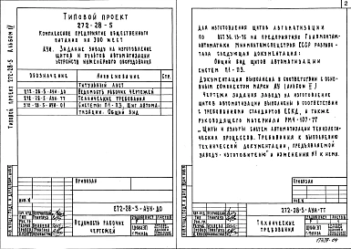Альбом 4 Задание заводу на изготовление щитов и пультов автоматизации устройств инженерного оборудования.