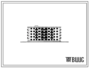 Типовой проект 1-447ЮС-1 Пятиэтажный двухсекционный 30 квартирный кирпичный дом с поперечными несущими стенами (однокомнатных  10, двухкомнатных  10, трехкомнатных  10).