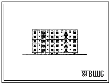 Типовой проект 69-014С Пятиэтажная блок-секция на 20 квартир (двухкомнатных 10, трехкомнатных - 10). Для строительства в г.Алма-Ате в районах сейсмичностью 9 баллов.