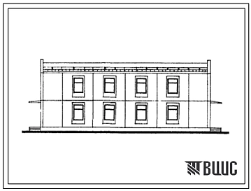 Типовой проект 141-225-10с.13.87 Двухквартирный жилой дом с 6-комнатными квартирами в двух уровнях (для Таджикской ССР)