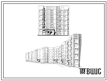 Типовой проект 122-043см.83 Пятиэтажные жилые блоки широтной ориентации.