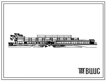 Типовой проект 272-32-57 Здание предприятий культурно-бытового назначения и торговли общественного центра микрорайона. В конструкциях серии ИИ-04