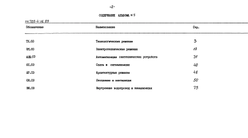 Альбом 5 Спецификации оборудования