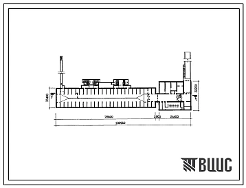 Типовой проект А-II-47/2400-80/2Л Гараж-стоянка типа «А» под 3-х секционным жилым домом П30-2/12Г