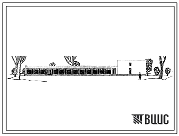 Типовой проект 274-30-24 Торговый центр на 1500-2000 жителей для строительства во 2 строительно-климатической зоне.