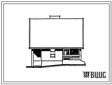 Типовой проект 144-000-419.13.86 Мансардный одноквартирный 4-комнатный жилой дом с печным отоплением, подвалом и гаражом для индивидуальных застройщиков в Латвийской ССР