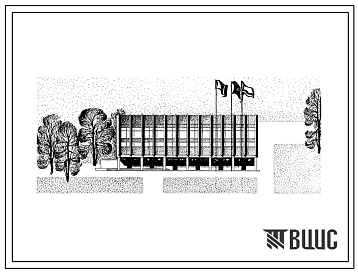 Типовой проект 292-2-46С Спортивный корпус в конструкциях ИИС-04 с залом 36х18 м для районов с сейсмичностью 8 баллов с конструктивным вариантом на 7 баллов.