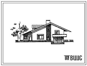 Типовой проект 184-85-65.13.90 3-х комнатный жилой дом со стенами из кирпича для индивидуальных застройщиков