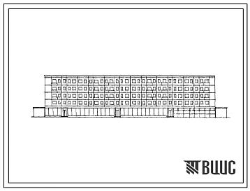 Типовой проект 1Кз-464ДС-15 Пятиэтажный шестисекционный жилой дом на 72 квартиры (однокомнатных-18, двухкомнатных-24, трехкомнатных-24, четырехкомнатных-8) со встроенным магазином в первом этаже.