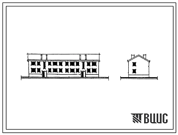 Типовой проект 1-316-22 Двухэтажный дом на 16 квартир
