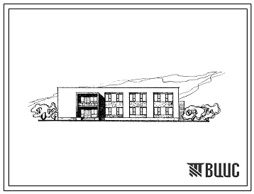 Типовой проект 225-9-43с Интернат (спальный корпус) для общеобразовательных школ на 80 мест. Для сельского строительства в 3Б климатическом подрайоне сейсмичностью 7 и 8 баллов