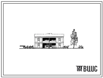Типовой проект 143-211-17 Дом-блок на 2 пятикомнатные квартиры типа 5Б