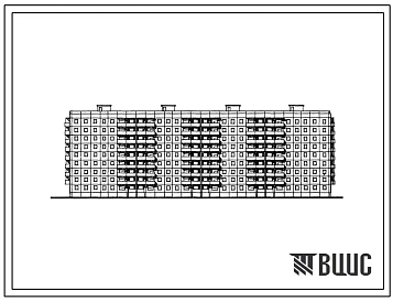 Типовой проект 111-94-43/75.2 Дом 9-этажный 4-секционный 144-квартирный