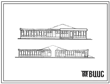 Типовой проект 212-2-185 Детский сад-ясли на 90 мест. Для строительства о 2Б и 2В климатических подрайонах Латвийской ССР