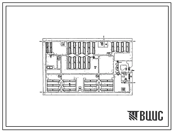 Типовой проект 819-39  Птицеплемзавод на 25 тыс.кур яичного направления. Типовое решение. Схема планировки.