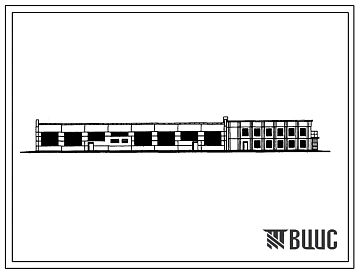 Типовой проект 816-1-193.90 Цех по восстановлению деталей сельскохозяйственных и перерабатывающих машин АПК с годовой программой 0,7 млн. руб. Общая численность работающих - 77 чел. Размеры здания - 36x48 + 12x21 м. Расчетная температура: -30°С. Стены - п