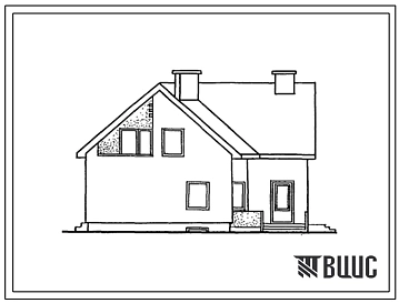 Типовой проект 144-000-755.13.88 Пятикомнатный одноквартирный жилой дом из местных материалов. Для индивидуального строительства в сельской местности Латвийской ССР.