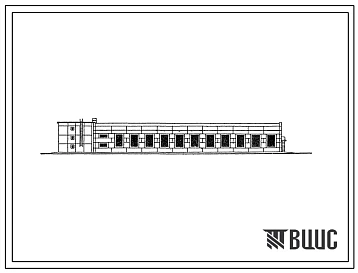 Типовой проект 816-1-104.87 Унифицированный корпус цеха по восстановлению деталей автомобилей с программой 1 млн. руб. в год (железобетонные конструкции)