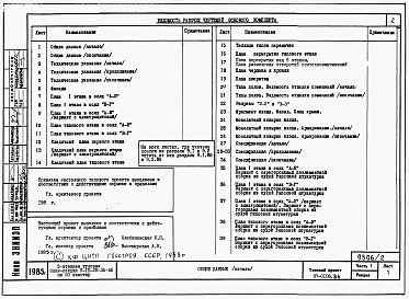 Альбом 2 Части 1,2,3,4,5,6 Архитектурно-строительные чертежи, отопление и вентиляция, водоснабжение и канализация, газоснабжение, электрооборудование, устройства связи выше отм.0.000