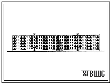 Типовой проект 1У-438А-37 Пятиэтажный жилой дом для малосемейных на 160 квартир (240 человек) со стенами из кирпича. Для строительства во II и III строительно-климатических зонах.