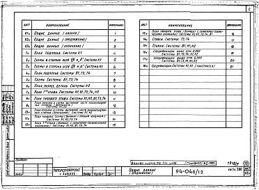 Альбом 5 Часть 1 Архитектурно-строительные чертежи выше отм.0.000. Часть 2.86 Отопление и вентиляция Раздел 2-1.86 С радиаторами и конвекторами. Часть 3.86 Водопровод и канализация. Часть 4 Газопровод. Часть 5.86 Электрооборудование ниже и выше отм.0.000.