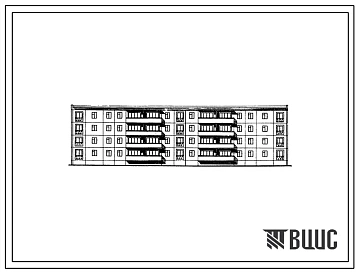 Типовой проект 111-203-7с Четырехэтажный 32 квартирный трехсекционный жилой дом с 1-2-3-4-х комнатными квртирами типа «А» и «Б».