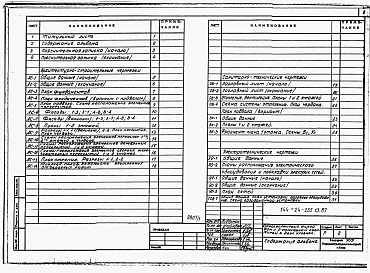 Альбом 1 Архитектурно-строительная, санитарно-техническая и электротехническая части
