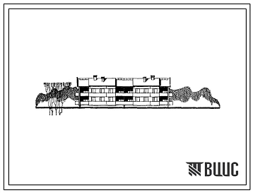 Типовой проект 111-23-32п/1 Двухэтажный двухсекционный дом на 12 квартир (однокомнатных 1Б — 4, двухкомнатных 2Б — 4, трехкомнатных 3Б — 4). Для строительства во II и III климатических районах Украинской ССР на просадочных группах.