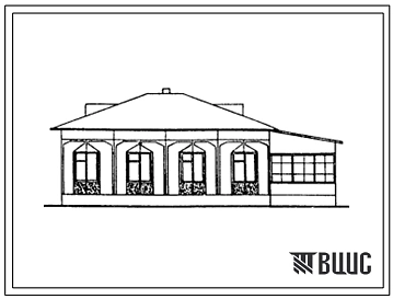 Типовой проект 183-230-1с.85 1-этажный 1-квартирный 4-комнатный жилой дом (для индивидуальных застройщиков). Для строительства в 3В климатическом подрайоне Казахской ССР сейсмичностью 8 баллов.