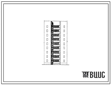 Типовой проект 87-0145.86 9-этажная соединительная /обратная/ поворотная вставка под углом 150о