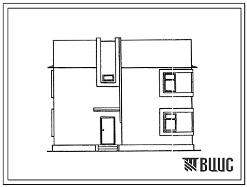 Типовой проект 144-227-4с.13.88 Двухэтажный дом с пятикомнатной квартирой в двух уровнях. Для Таджикской ССР