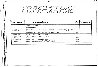 Альбом 3 Тепловой контроль и автоматика.Чертежи-задания заводу-изготовителю
