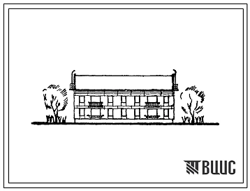 Типовой проект 1-240С-5 Двухэтажный дом на 8 квартир по серии 1-240С