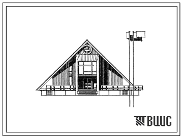 Типовой проект 266-20-28м Сельский совет (тип 1) с отделением связи для поселков с населением до 500 жителей. Для строительства в 1 строительно-климатической зоне, в районах с вечномерзлыми грунтами.