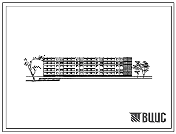 Типовой проект 1-464Ли-17/2  Пятиэтажный четырехсекционный крупнопанельный жилой дом на 60 квартир (однокомнатных  5, двухкомнатных  35, трехкомнатных  15, четырехкомнатных  5.