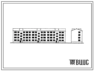 Типовой проект 1-316-5 Четырехэтажный дом на 44 квартиры без подвала серии 1-316