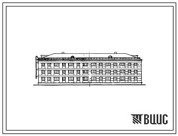 Типовой проект 1-307с-21 Трехэтажный двухсекционный дом на 66 комнат, без ванн, с подвалом и без подвала.