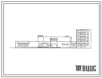 Типовой проект 264-18-07.87 Детский кинотеатр на 300 мест в блок-пристройке к жилому дому