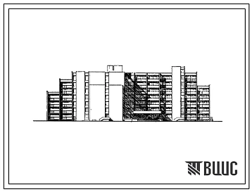 Типовой проект 244-1-13 Спальный корпус на 504 места для санаториев. Для строительства во 2 и 3 климатических районах.