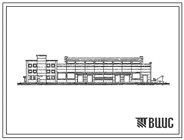 Типовой проект 816-109 Станция технического обслуживания парка грузовых автомобилей на 800 машин.