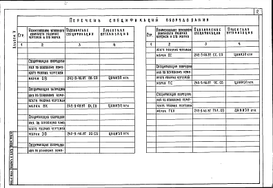 Альбом 5 Спецификации оборудования