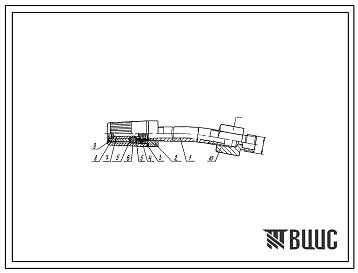 Шифр ШРГ-630.050.000 Трубопровод ШРГ-630.050.000