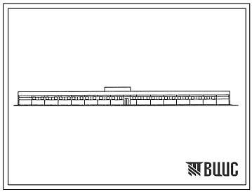 Типовой проект 804-2-17.84 Конюшня для группового содержания 200 племенных кобыл (стены панельные).