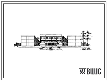 Типовой проект 221-1-460с.85 Средняя школа на 33 класса (1296 учащихся). В крупнопанельных конструкциях серии 1.090.1-2с. Для сельского строительства