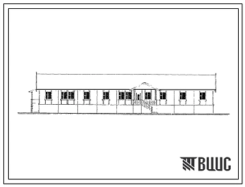 Типовой проект 161-115-70см Инвентарное общежитие на 27 мест