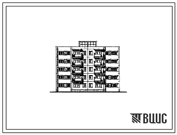Типовой проект 72-018с/1 Блок-секция пятиэтажная 20 квартирная поворотная для Тувинской АССР ( однокомнатных 1Б-10, двухкомнатных 2Б-1; четырехкомнатных 4Б-9).
